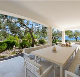Luxury 5 Bedroom Beachfront Villa near Dubrovnik, Sleeps 11-12